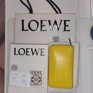 Loewe Zip Around Wallet in embrossed calfskin